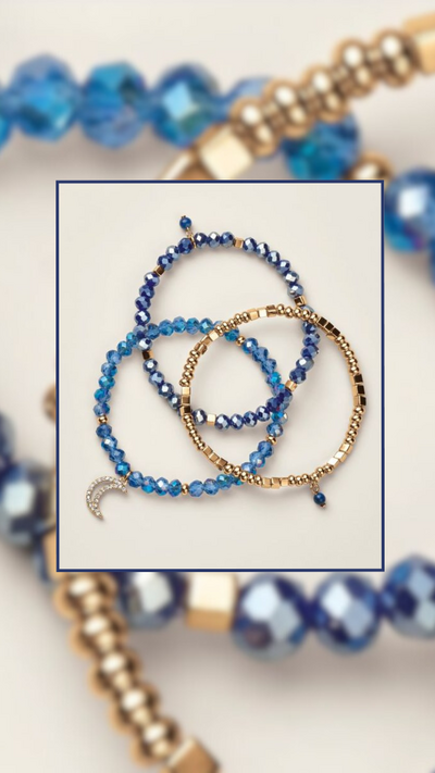 Blue Luna Luxe Beaded Bracelet Set