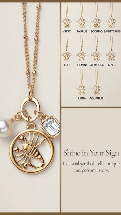 Zodiac Luxe Charms Necklace