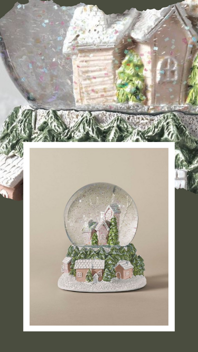 Blush Winter Wonderland Globe