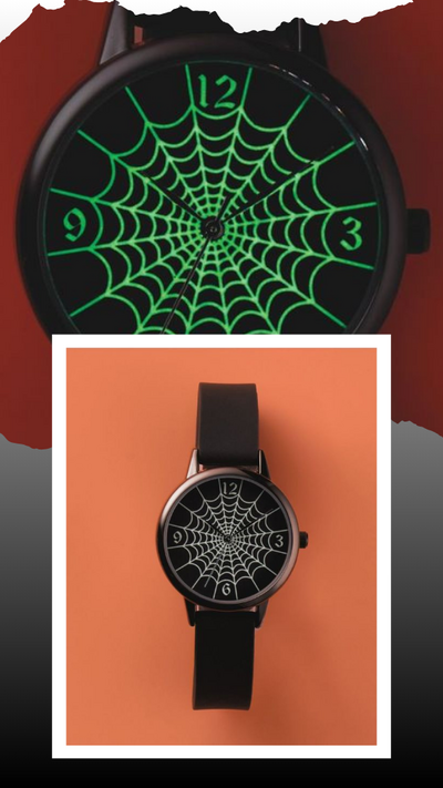 Spider Web Glow Watch