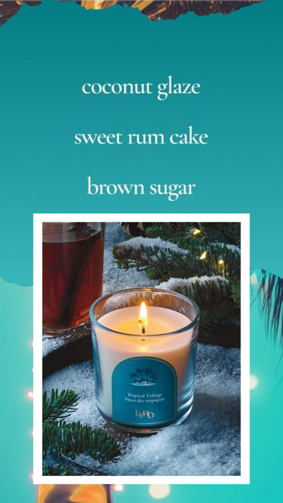 LYRD Tropical Tidings Candle