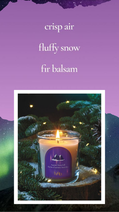 LYRD Aurora Snowfall Candle