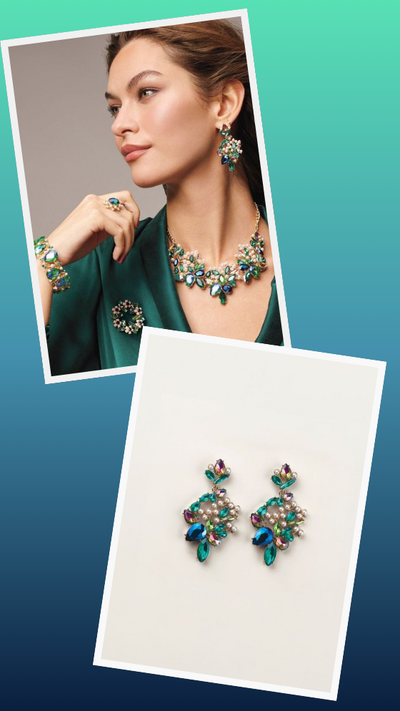 Prismatic Majesty Drop Earrings