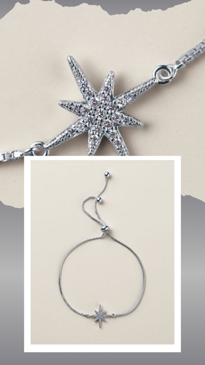 Sterling Silver CZ Cosmic Sparkle Bracelet