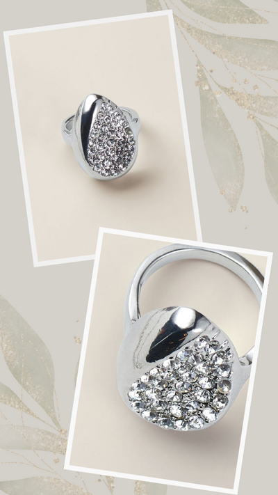 Glistening Droplet Ring
