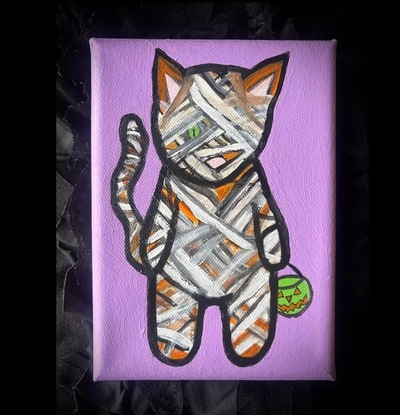 Kitty Mummy (Orange Cat Mummy)