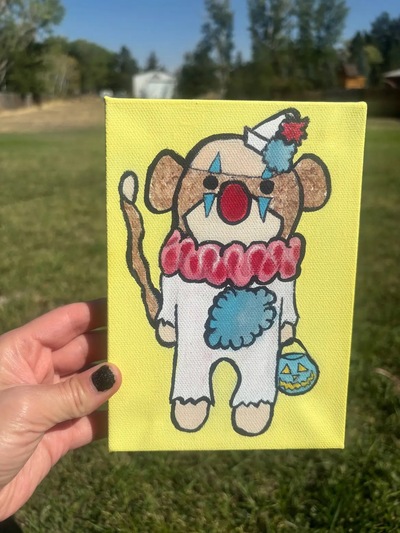 Sock Monkey Clown