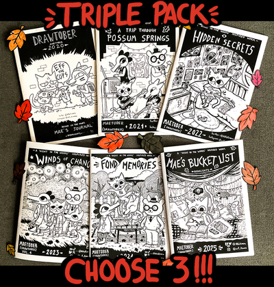 Maetober artbooks PACK OF 3