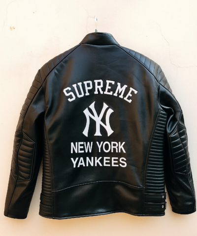 Crafted Leather Mens Classic Black Leather Jacket Pure Lambskin Motorcycle Slim Fit Biker