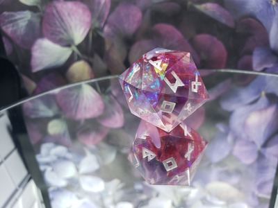Dark Pink Opal Rune Dice