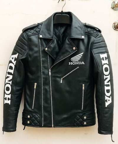 Crafted Leather New Men's Designer Sports Motorcycle Jacket