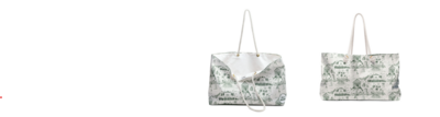 Toile Weekend Bag