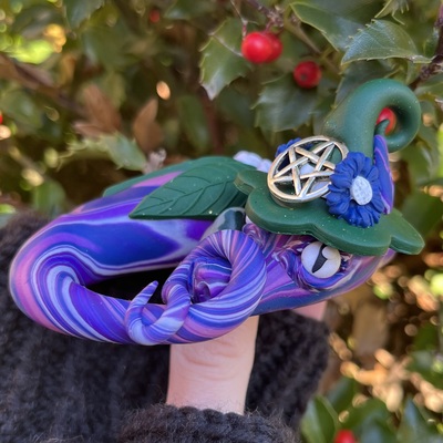 Violet the Sleepy Purple Flower Witch