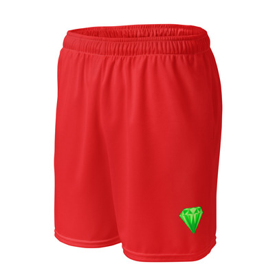 Knuckles Unisex Mesh Shorts, Master Emerald Edition