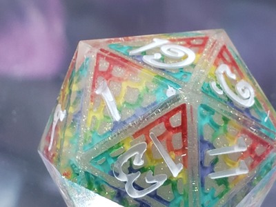 Dragonscale Pride Polyhedral Set