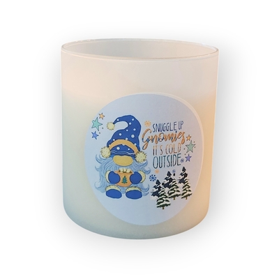 Winter Gnome Candle