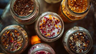 Monisha's Epsom Salt and Pink Himilayan Salt Bath Soak 16 Ounces