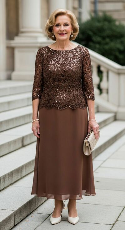 Plus Size Sheath Lace Appliques Mother of Bride/Groom Dress Evening Formal Gowns