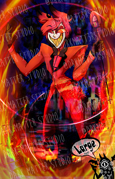 Alastor the Radio Demon | Fan Inspired Art Prints