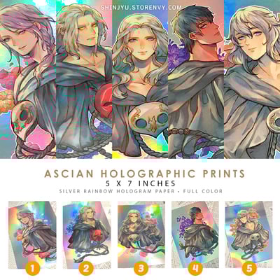 Ascians 5 x 7 Holographic Print