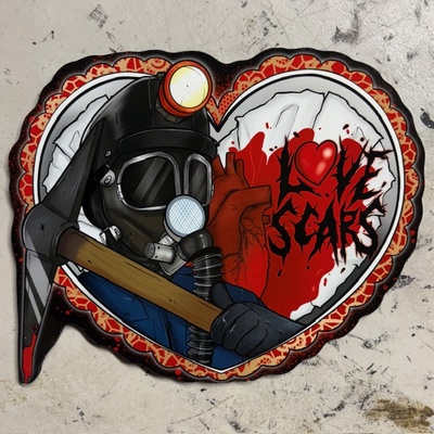 My Bloody Valentine Harry Warden Woodcut (All Sizes)