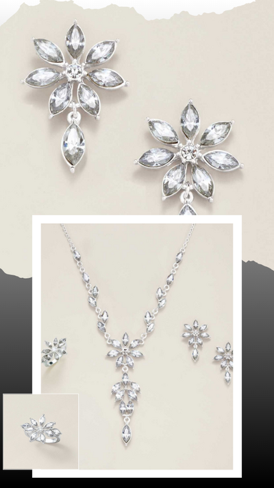 Forever in Bloom Crystal 3-Piece Set - FINAL SALE