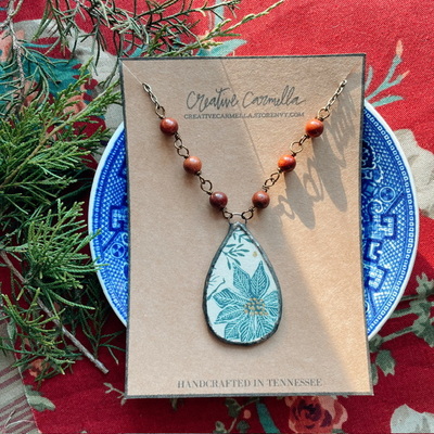 “Woven Together” handcrafted necklace no.02