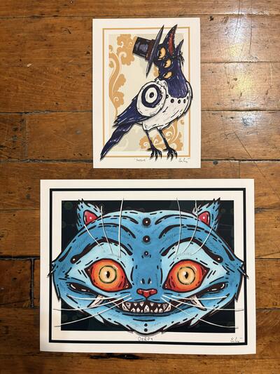 "Sussie" and "Derpy" Print Set