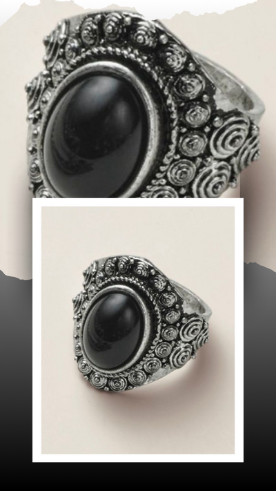Boho Eclipse Statement Ring