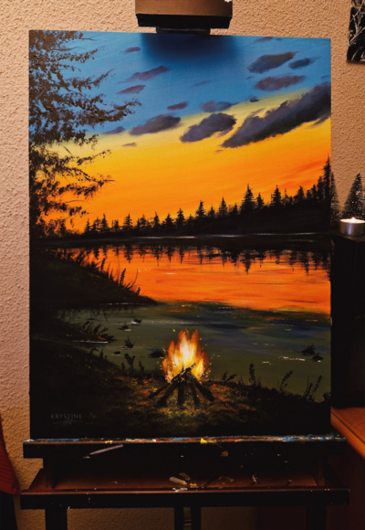 Le Chant du Crépuscule - Original Painting