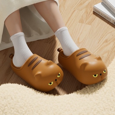 Cute Garfield Cat Fleece Slippers