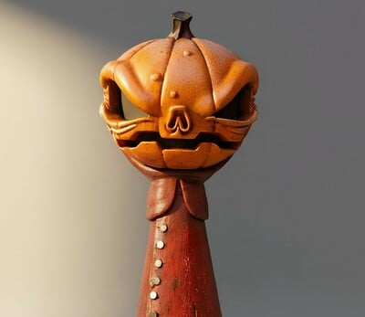 ArTToy by B.Peters (Circus Posterus) "Crimson Tall Greeter"