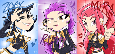 KPop Demon Hunters Photocard Inspired Art Cards