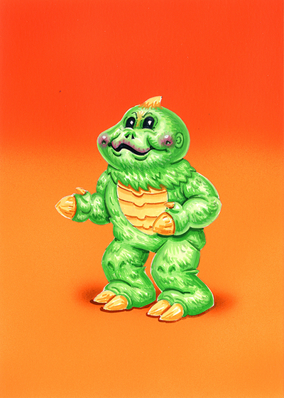 Sleazy ZAC / LANDO The Lost Final Art - Slop Culture Kids Series 3 2025