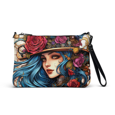 Lady Blue Crystal Crossbody bag