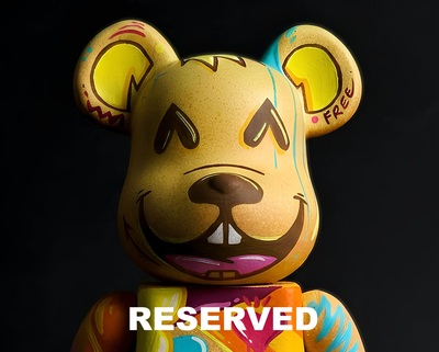 Custom Bearbrick 400% by Topo "Solar Drive"
