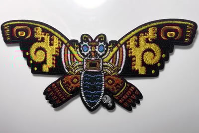 MothrAzteca Embroidered Patch