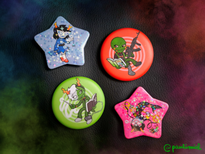 Homestuck Pins - Cherubs & Trolls
