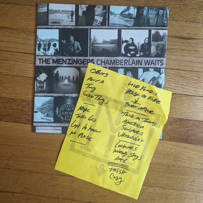 The Menzingers "Chamberlain Waits" LP + setlist