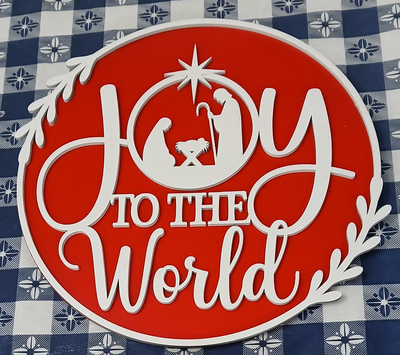 #118 Joy to the World Door Hager