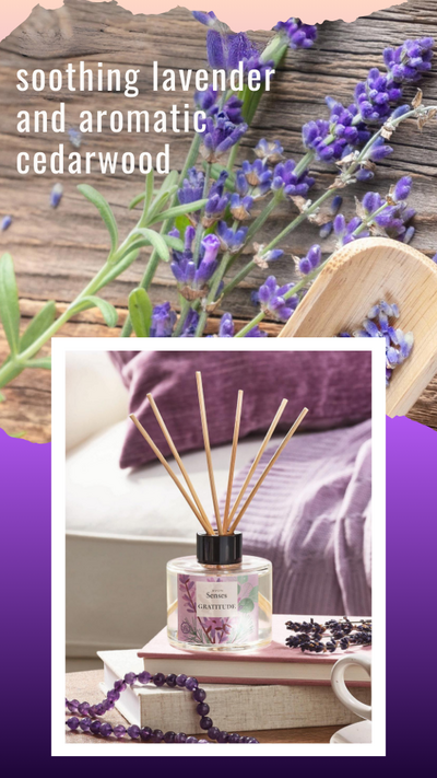 Avon Senses Gratitude Lavender & Cedarwood Air Diffuser - FINAL SALE