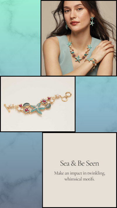 Marine Dream Statement Bracelet - FINAL SALE