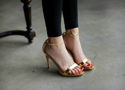Golden - Stilettos-Worldwide Shipping