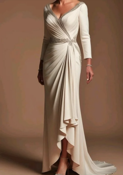 Elegant Mermaid Mother Of The Bride/ Groom Dresses Formal Evening Dress,1167