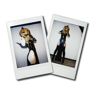 Pumpkin Head Polaroid