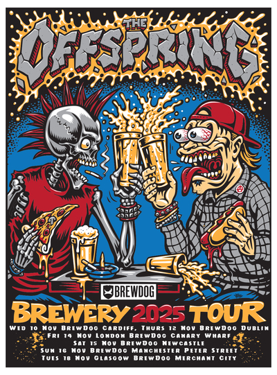 The Offspring Brewery tour 2025 poster!