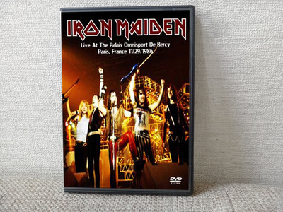 IRON MAIDEN Live At The Palais Omnisport De Bercy, Paris, France 11.29.1986 DVD