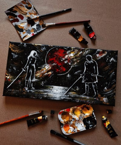 Maelle vs Verso - Original painting
