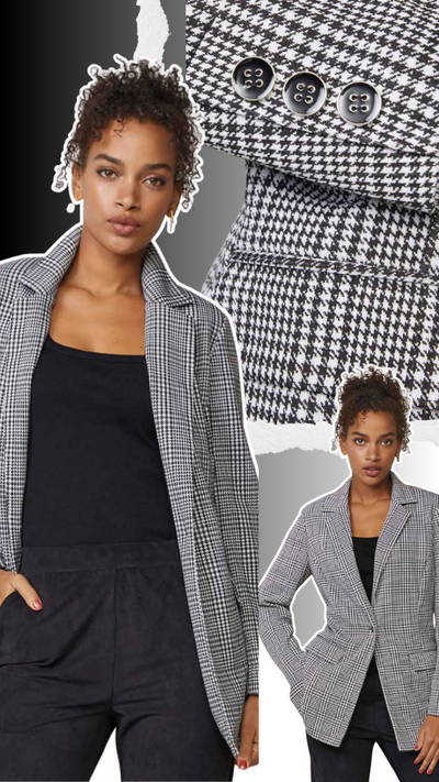 Pattern Blazer -CLEARANCE