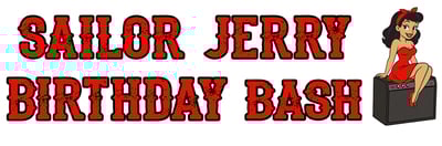 SJBB T-shirt - Pinup & Text // Traditional Cut (Full-Color on White, Ash Grey, or Black fabric)